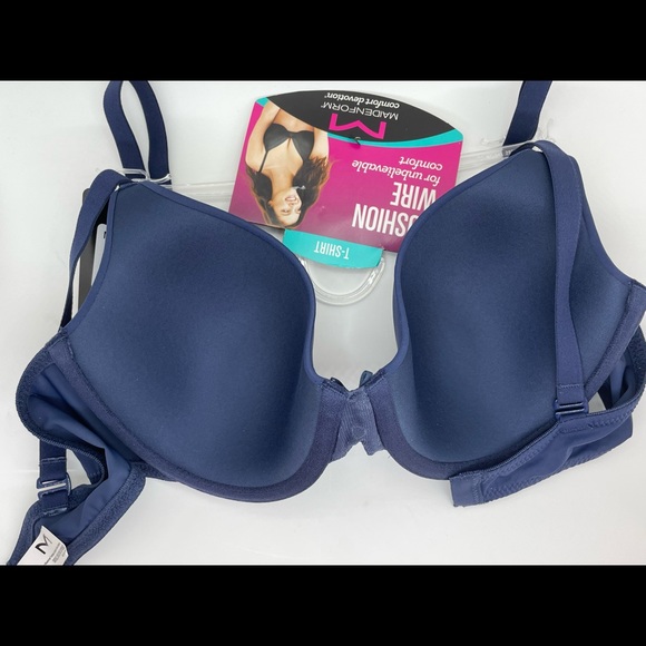 Maidenform t-short bra navy blue, size 36 C, new - Picture 6 of 7
